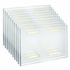 Azar Displays Clear Acrylic 14'' x 11'' Adhesive U-Frame, 10PK 122048